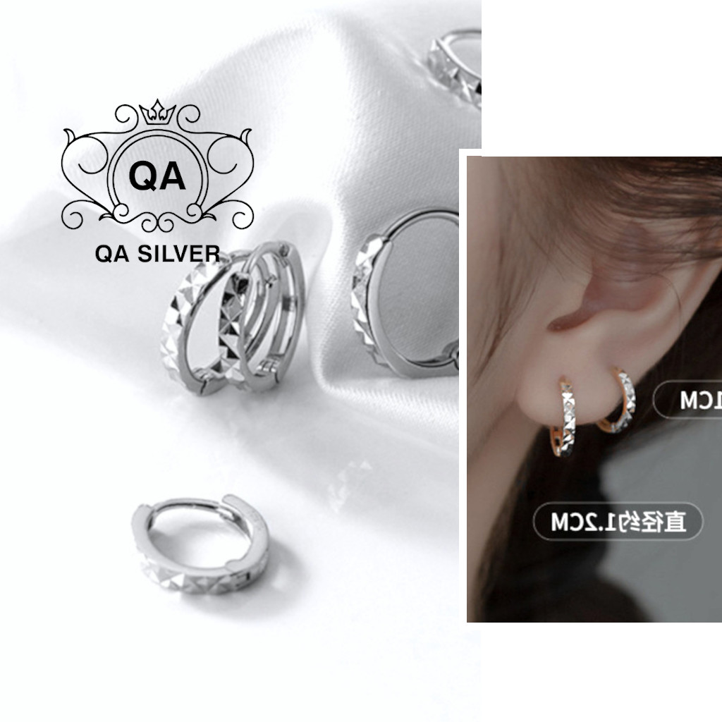 HOOP QA SILVER Earrings