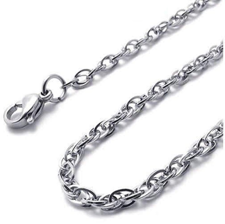 Dây chuyền titan móc máy cực sáng D10