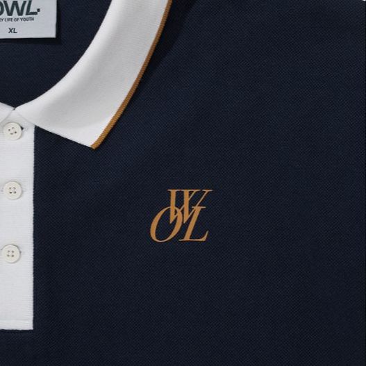 Áo polo Owlbrand Interlock/Navy