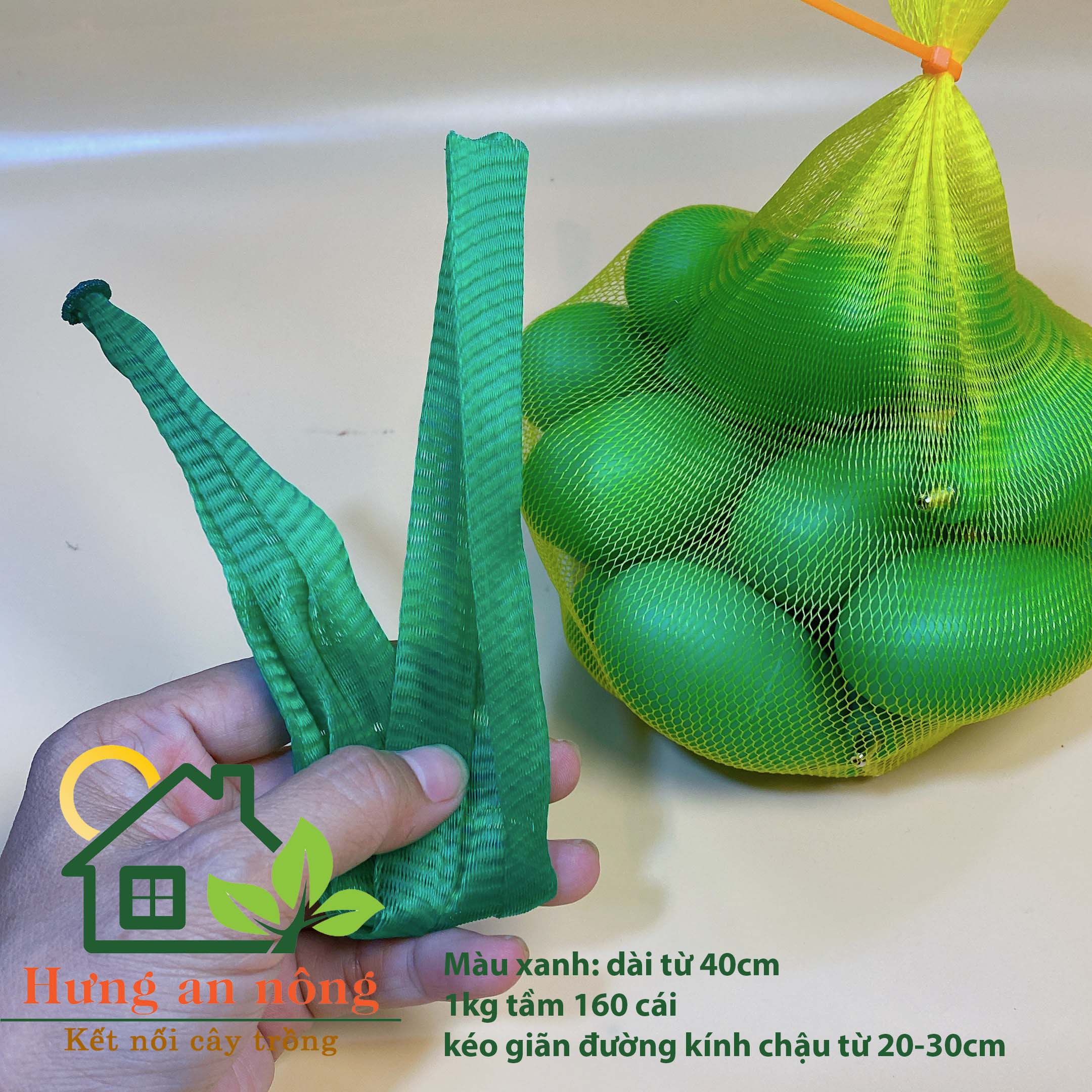 500g - túi lưới lót chậu lan, đựng trái cây rau củ quả, bánh kẹo, hành tỏi, thực phẩm, ( không kèm quai chốt )