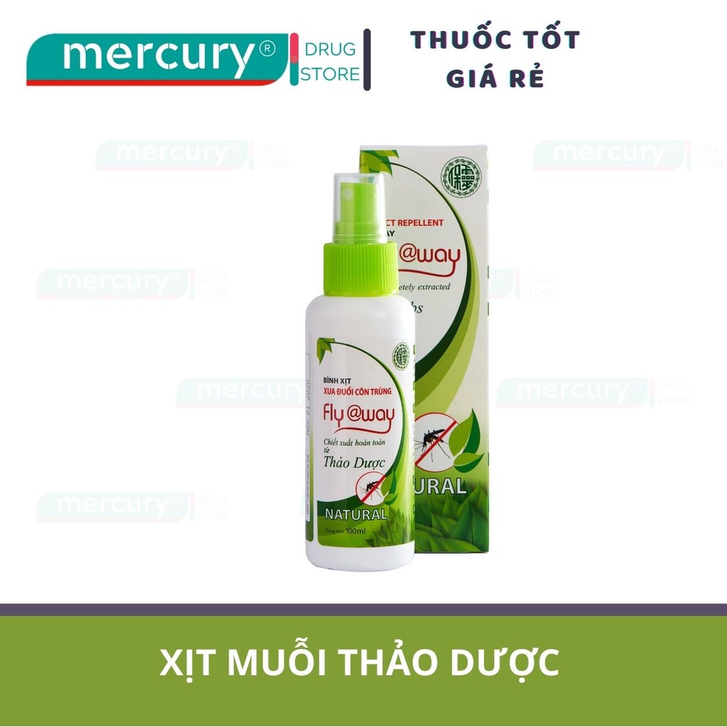 Xịt muỗi thảo fly@way (100ML)