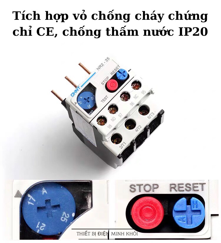 Rơ Le Nhiệt Chint NR2-25,NR2-36