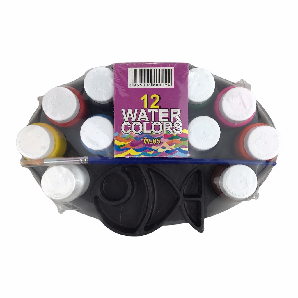 Màu Nước Con Cá Winq W-05 - 12 Màu