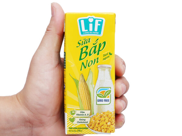 [Siêu thị WinMart] - Sữa bắp non LiF lốc 4 hộp x 180ml