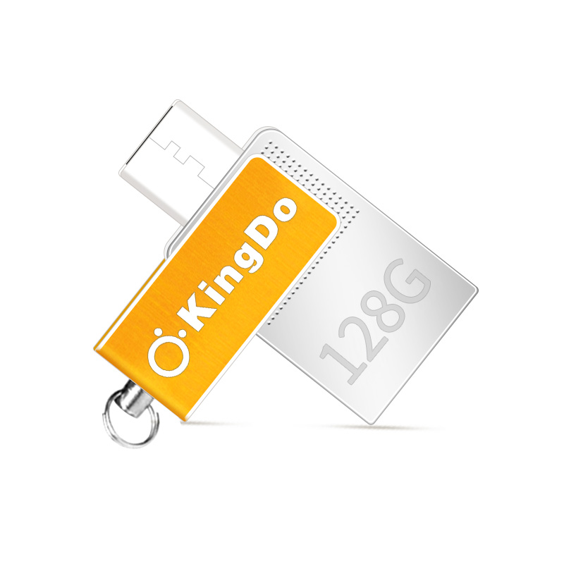 USB OTG Ultra Dual Drive Luxe Micro USB 2.0 32GB 64GB 128GB 90MB/s -Vỏ kim loại cao cấp (Bạc)