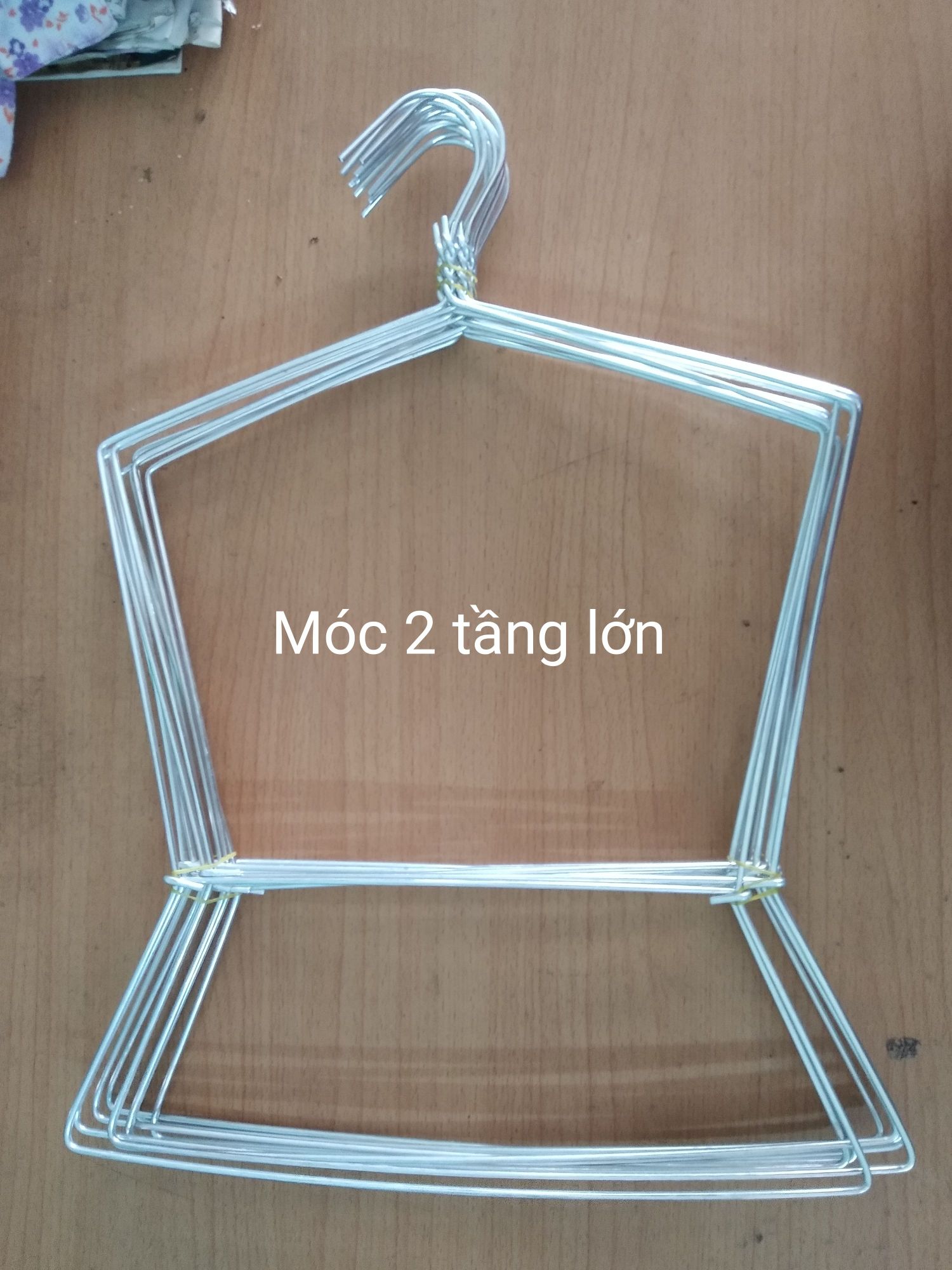 Combo 10 móc nhôm TRẺ EM 2 tầng lớn