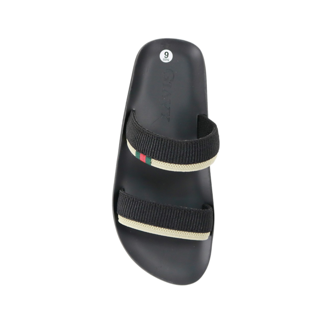 DÉP GIAVY QUAI NGANG NỮ- K346 ĐEN