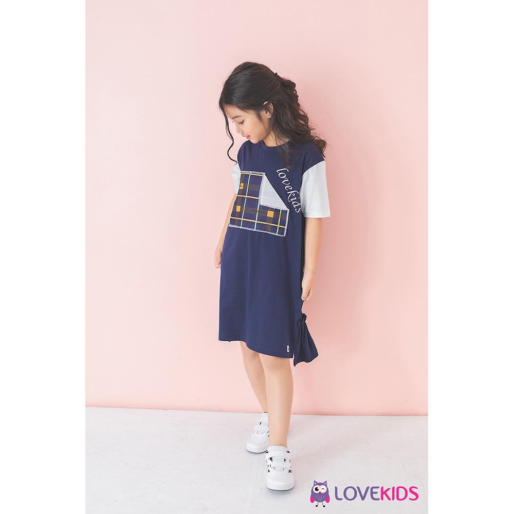 Váy thun xẻ tà Harmony Lovekids