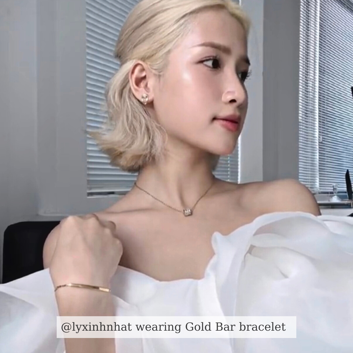[KHÔNG ĐEN GỈ] Vòng tay nữ, lắc tay gold bar De Coco Decoco