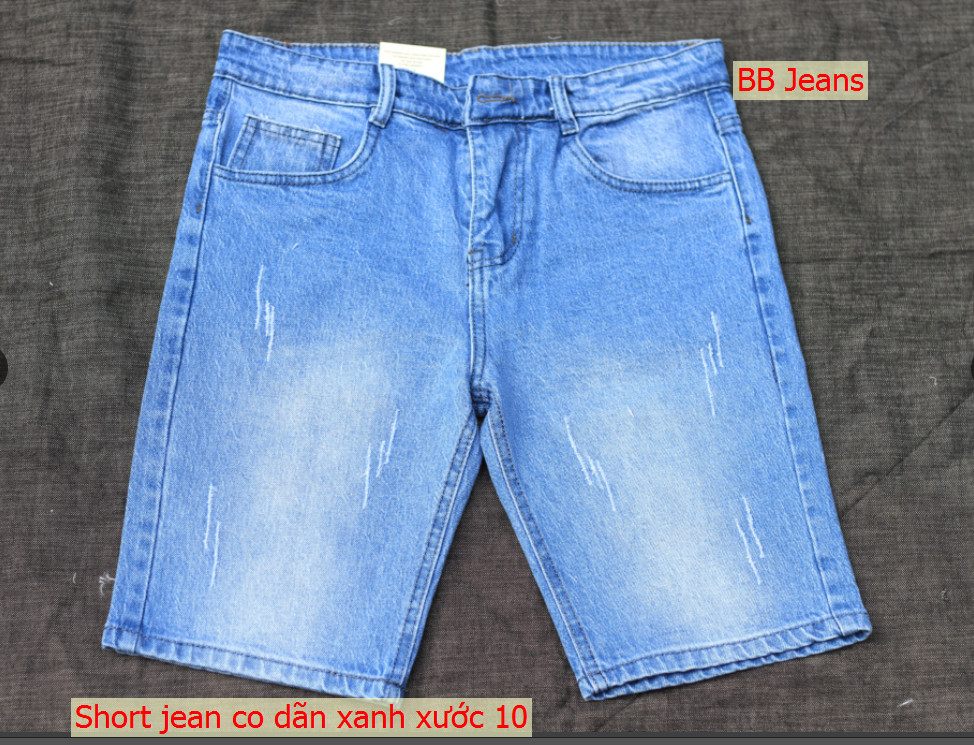 [HCM]Quần short jean nam quần jean ngắn nam xước nhẹ 602 - form chuẩn đẹp BB09