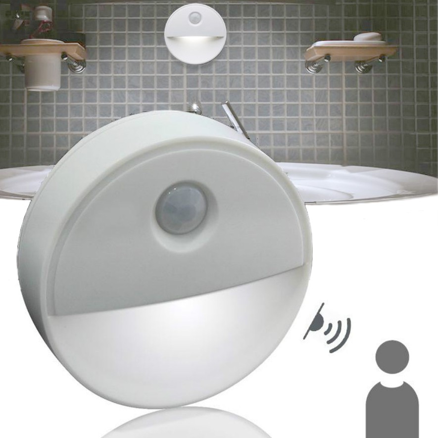 Đèn cảm ứng bóng led thông minh cảm biến chuyển động người ban đêm gắn tường cầu thang phòng ngủ không dây