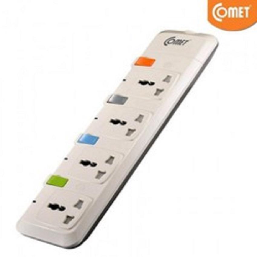 Ổ Cắm Điện Comet CESG2405 – 4 Ổ Đa Năng, Dây 5m, An Toàn Tuyệt Đối Cho Gia Đình Bạn