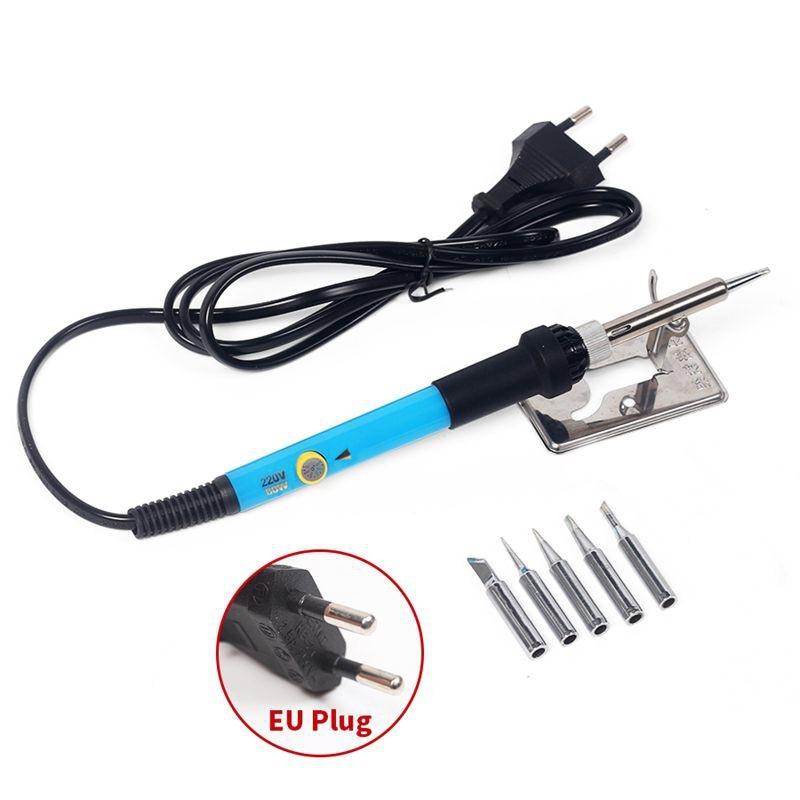 MỎ HÀN CHỈNH NHIỆT 60W 907 ( TẶNG 5 MŨI HÀN ) , MỎ HÀN ĐIỆN TỬ CHỈNH NHIỆT , MỎ HÀN THIẾC