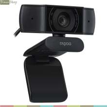 Rapoo C200 - Webcam Họp Trực Tuyến Phân Giải HD 720p, Góc Siêu Rộng 100°, Tự Động Lấy Nét, Giảm Tiếng Ồn Kép