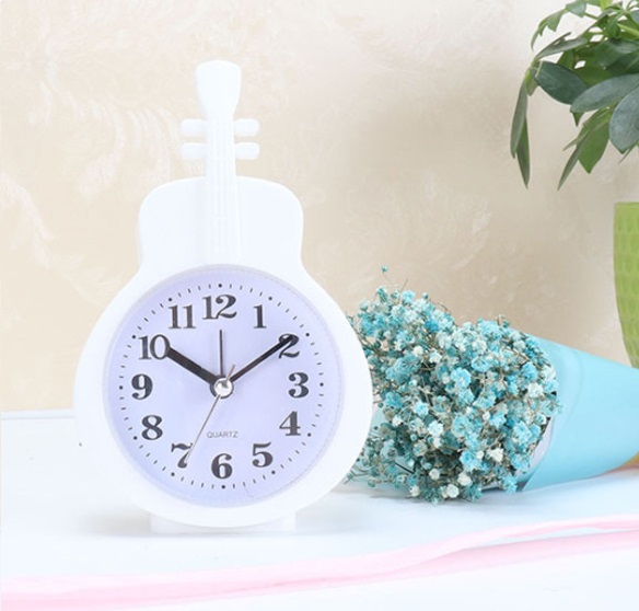 Đồng desktop clock shape vase water, guitar, Bicycle (nhiều màu)-[alarm clock, clock students, desktop clock cute, đồng watches, clock timer Dong Ho covered Thuc]