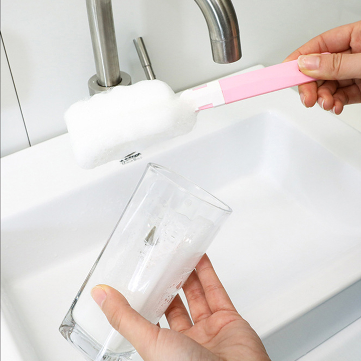 Dụng Cụ Rửa Ly Tách Và Bình Nước Bọt Biển Tháo Ráp