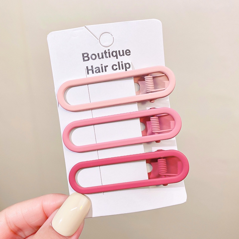 Set 3 kẹp tóc ,kẹp mái nhiều màu cho nữ mới nhất