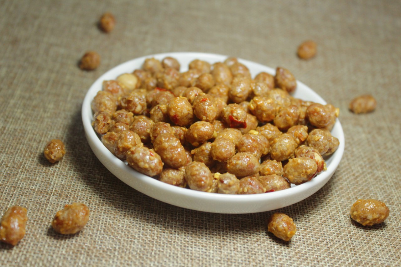 Đậu phộng rang tỏi ớt Pegachi - VITIFOOD - 500 gram