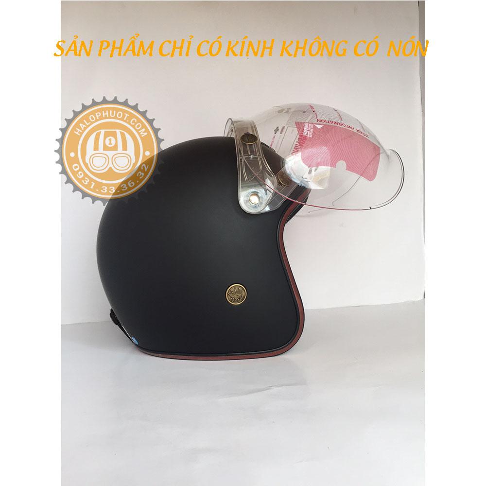 Kính Bubble Royal cho nón bảo hiểm 3/4 (Trong Suốt)