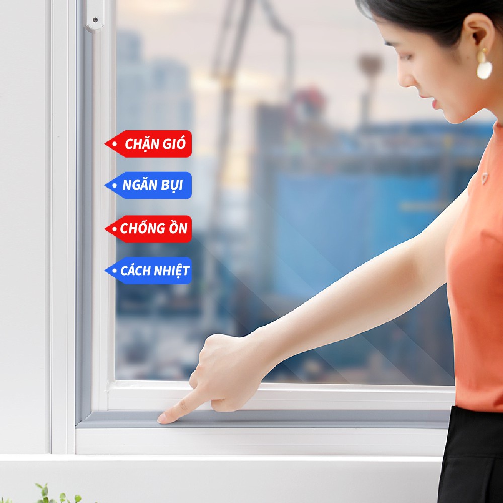 Gioăng chặn cửa, dán khe cửa, cửa sổ, chống gió lùa - AZ Store