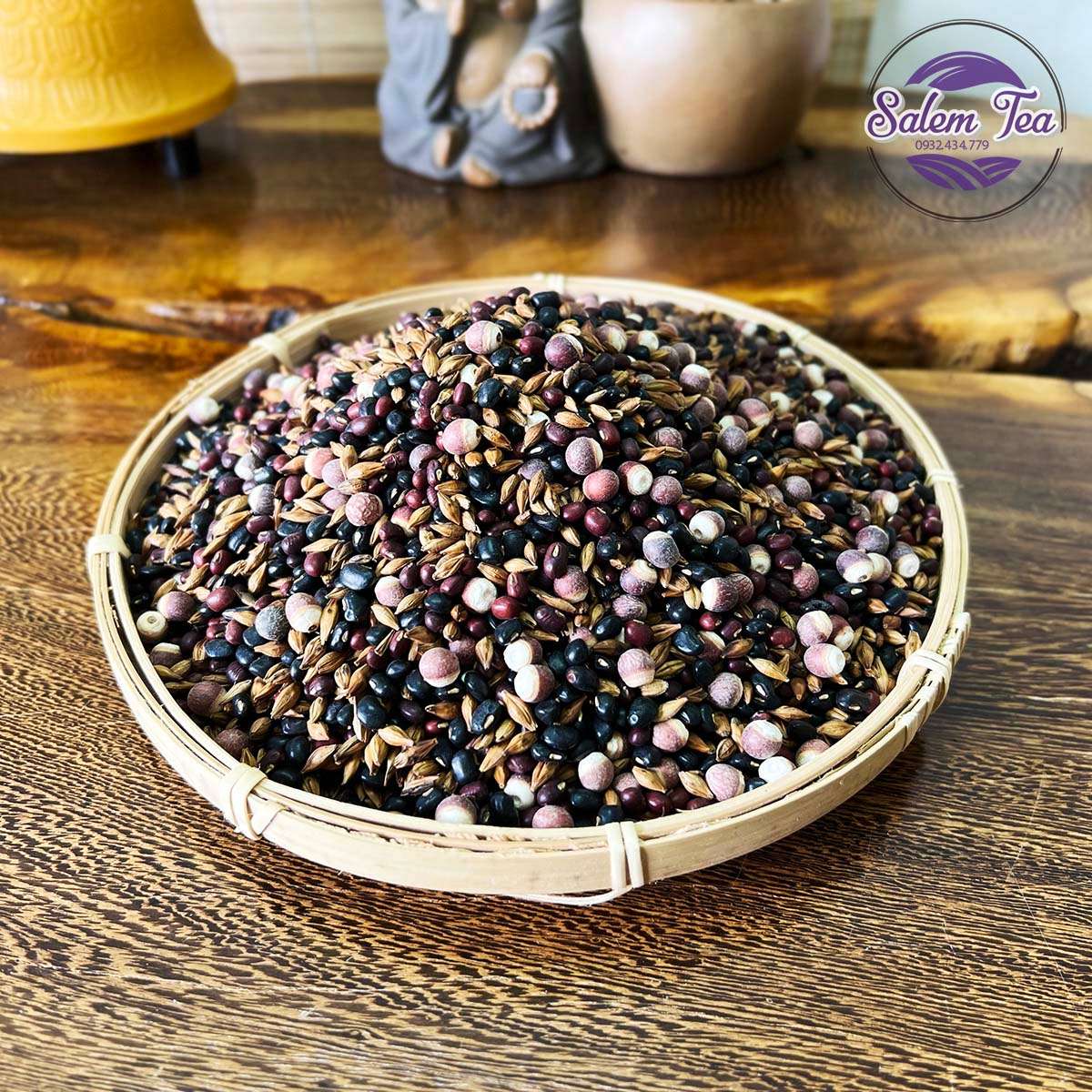 Trà Khiếm Thực Lúa Mạch Đậu Đỏ Đậu Đen