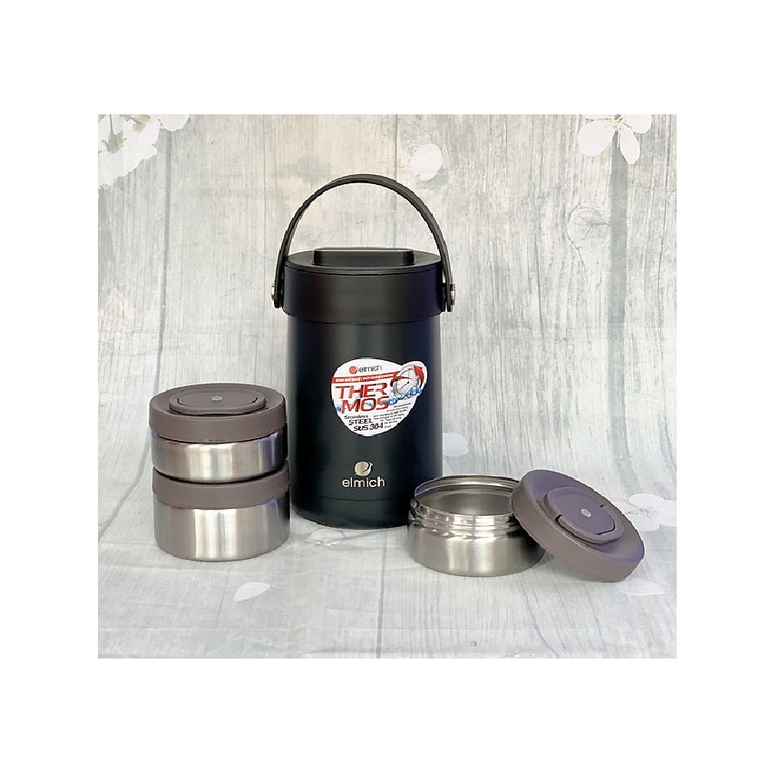 [HCM]Bình đựng thức ăn giữ nhiệt Elmich EL3129 1500ml
