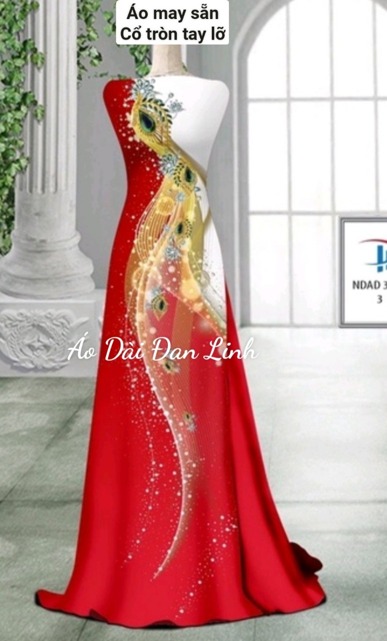 Các mẫu áo dài in 3D sang trọng – Áo Dài Đan Linh
