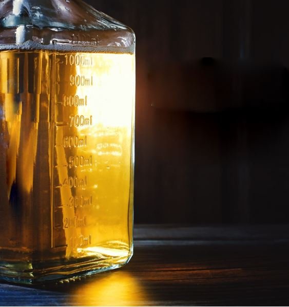 BÌNH THỦY TINH 1100 ML CÓ VÒI BƠM 10CC