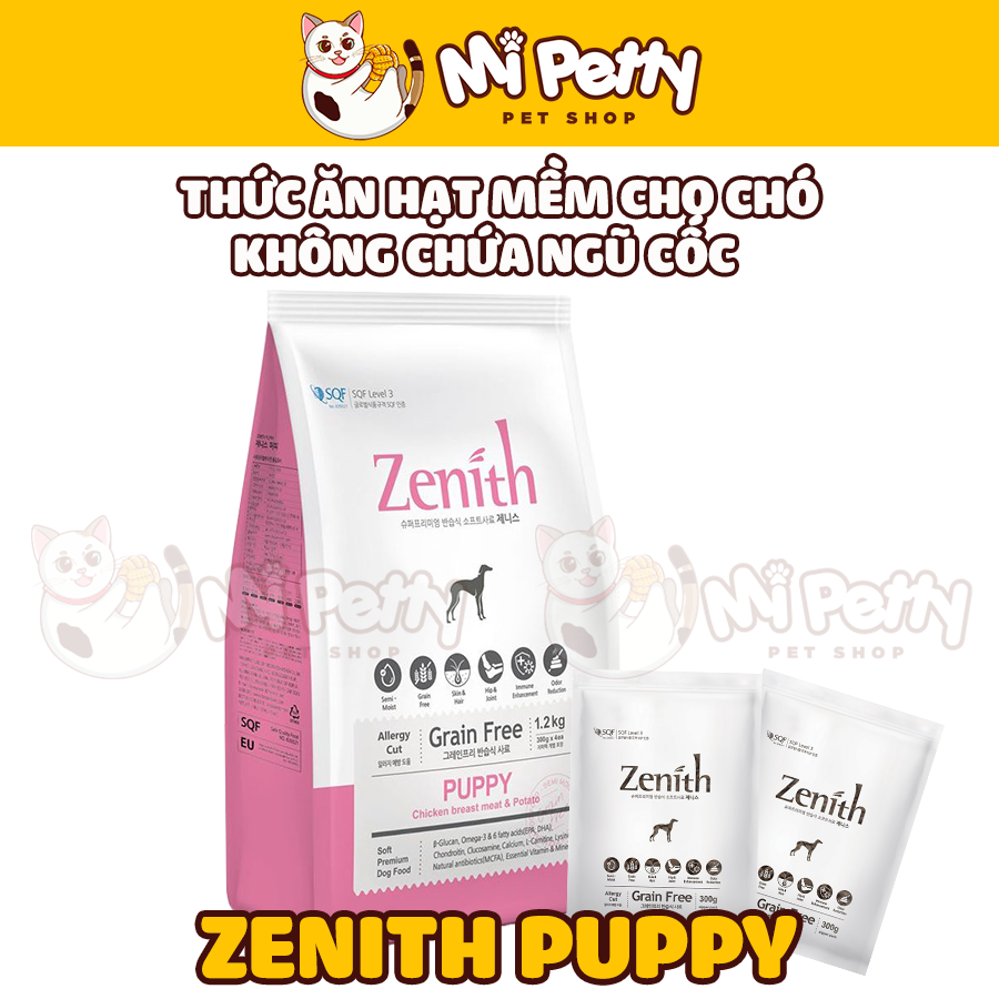 Thức ăn hạt mềm Zenith dành cho chó con (1,2Kg - 300G)