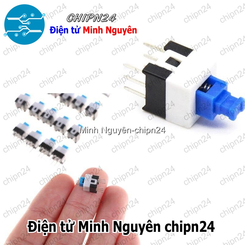 [5 cái] (G5.7) Nút nhấn 6 chân 7x7mm Nhấn Nhả