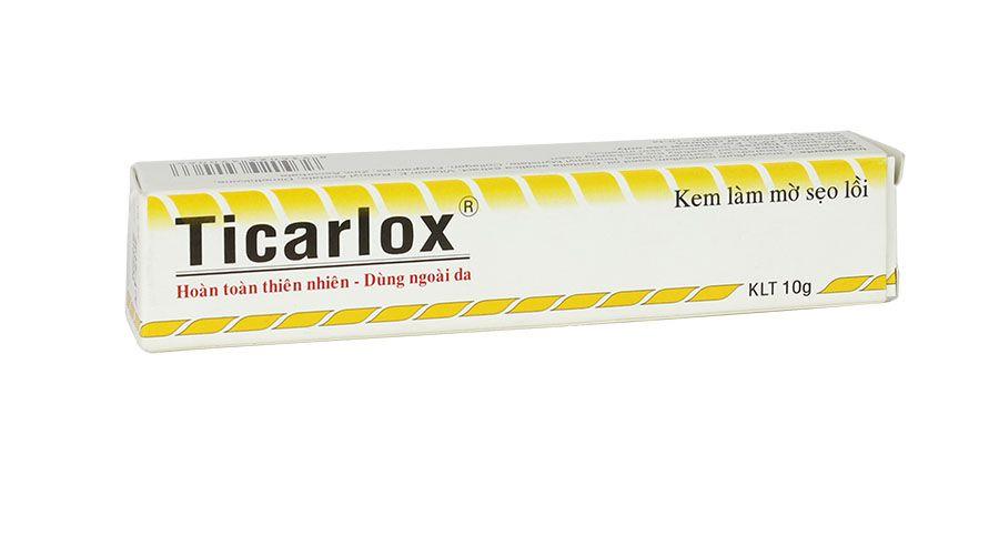 KEM LÀM MỜ SẸO LỒI TICARLOX 10G