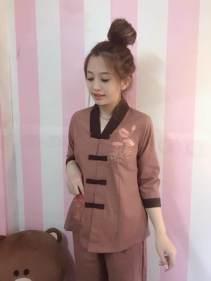 Đồ Lam Nữ Đi Chùa - La Hán Phối