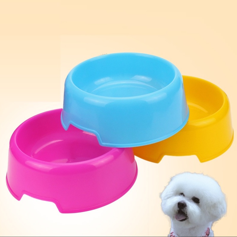 HN- Bát ăn chó mèo dưới 5kg - Bát tròn đơn Chất liệu nhựa / chén ăn chó / bát ăn mèo / bát ăn thú cưng / bát nhựa đơn cho chó / bát cho mèo và chó / bát thú cưng
