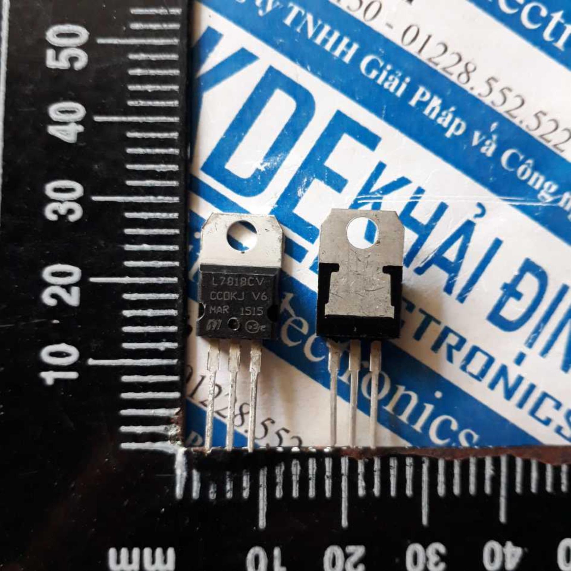 5 con l7818cv 7818 to-220 ic nguồn ổn áp kde2816