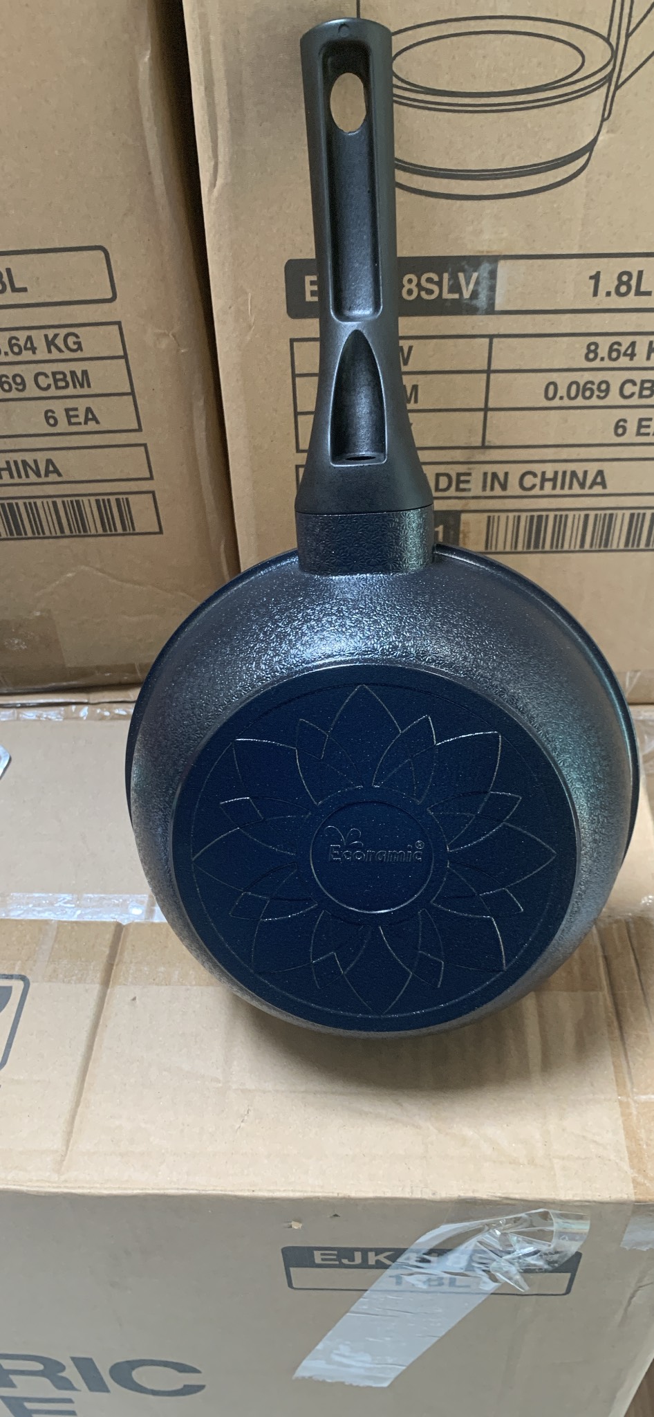 Chảo đúc 18cm không từ ecoramic