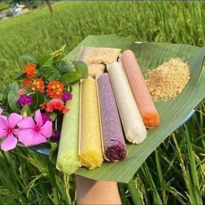 Set 5 ông cơm Lam ngũ sắc tây bắc 1kg (giao hỏa tốc tphcm)