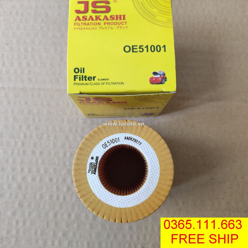 Lọc nhớt xe ford ranger 2011-2023 js asakashi