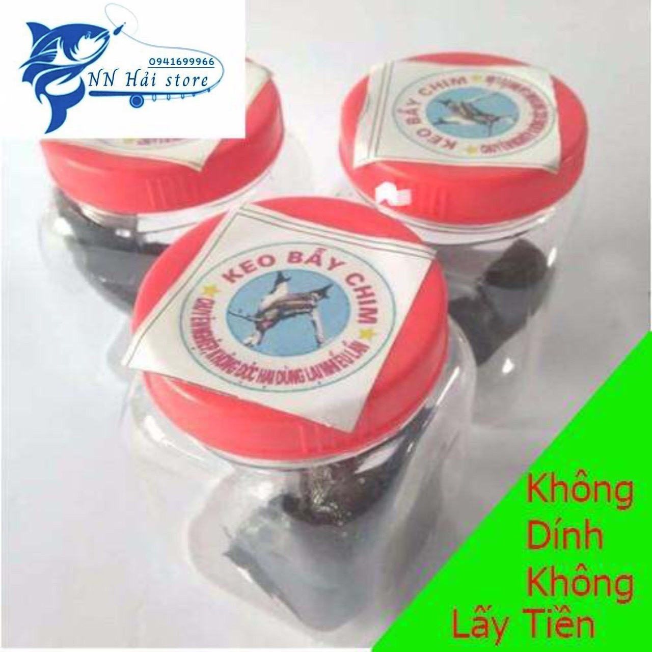 Keo Bẫy Chim Siêu Dính, Keo Giá rẻ, Chuyên Bẫy Chim Đêm, Cu Gáy, Sẻ, Chào mào,Cò, Se, Sẽ...vv Bảo Đảm Không Dính Không Lấy Tiền (NN Hải store)