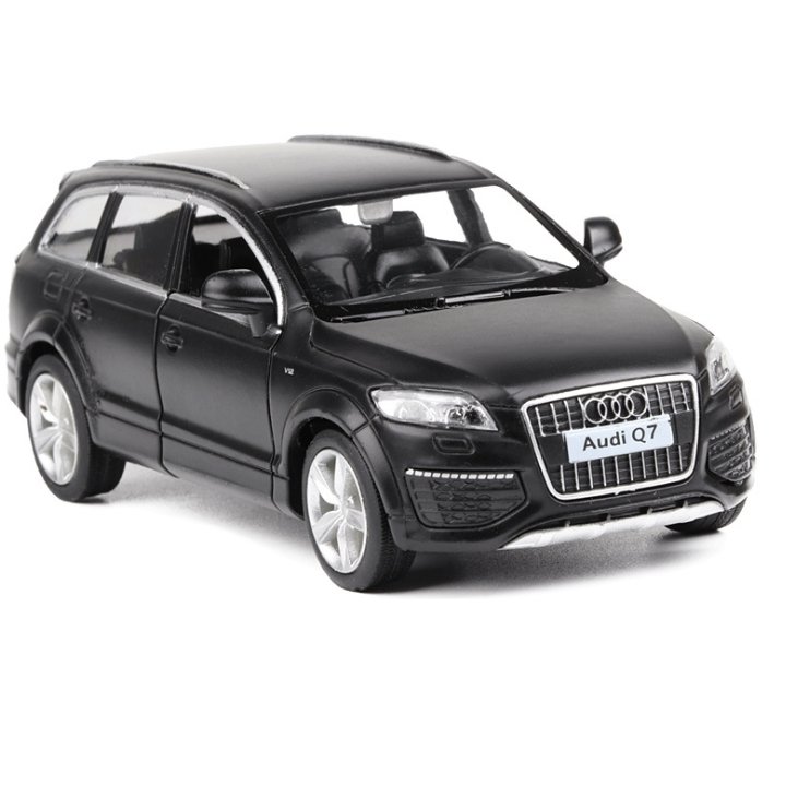 đồ chơi trẻ em xe ô tô RMZ mini Audi Q7 xe bằng kim loại chạy cót mở được cửa chạy cót