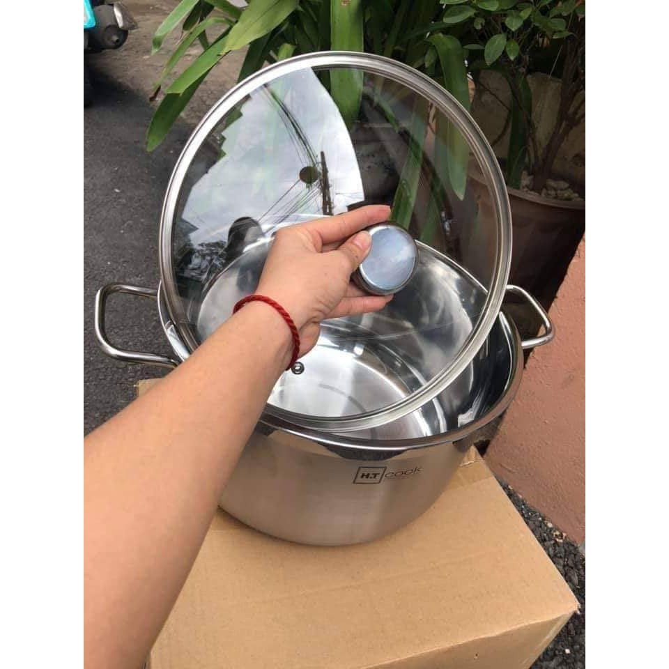 ( Rẻ vô địch ) NỒI LUỘC GÀ HT COOK VUNG KÍNH PHI 30CM