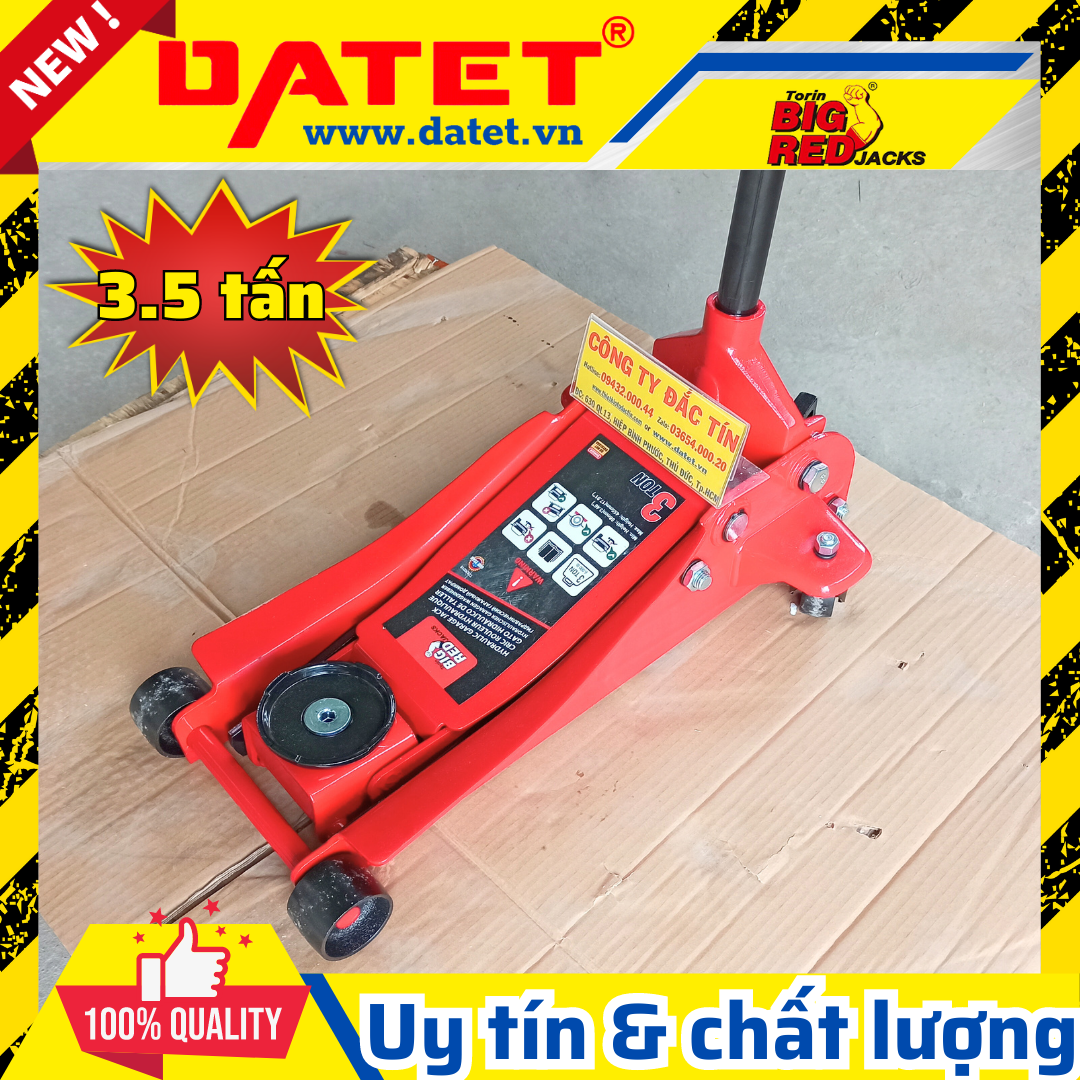 Kích nâng ô tô 3.5 tấn, kích cá sấu 3.5 tấn 2 piston t83508