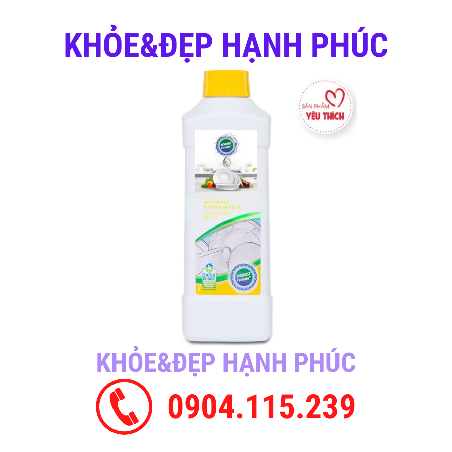 Nước rửa chén đậm đặc – 1000 ml/chai