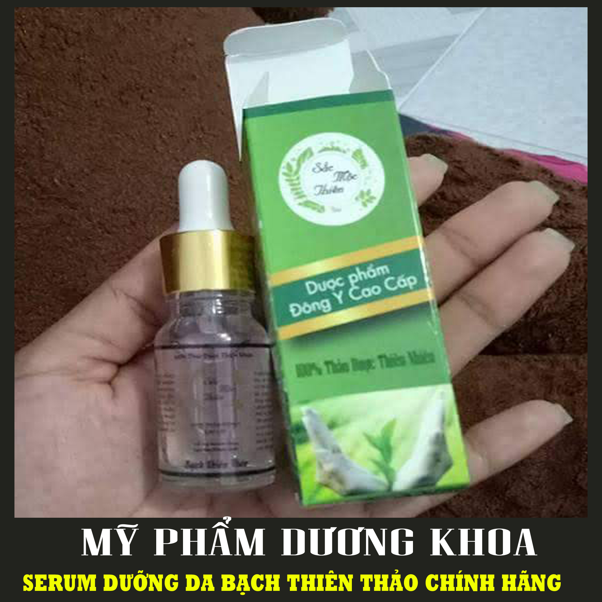 Tặng Bột Rửa 30gr - Serum Dưỡng Da Bạch Thiên Thảo 10ML Của Sắc Mộc Thiên