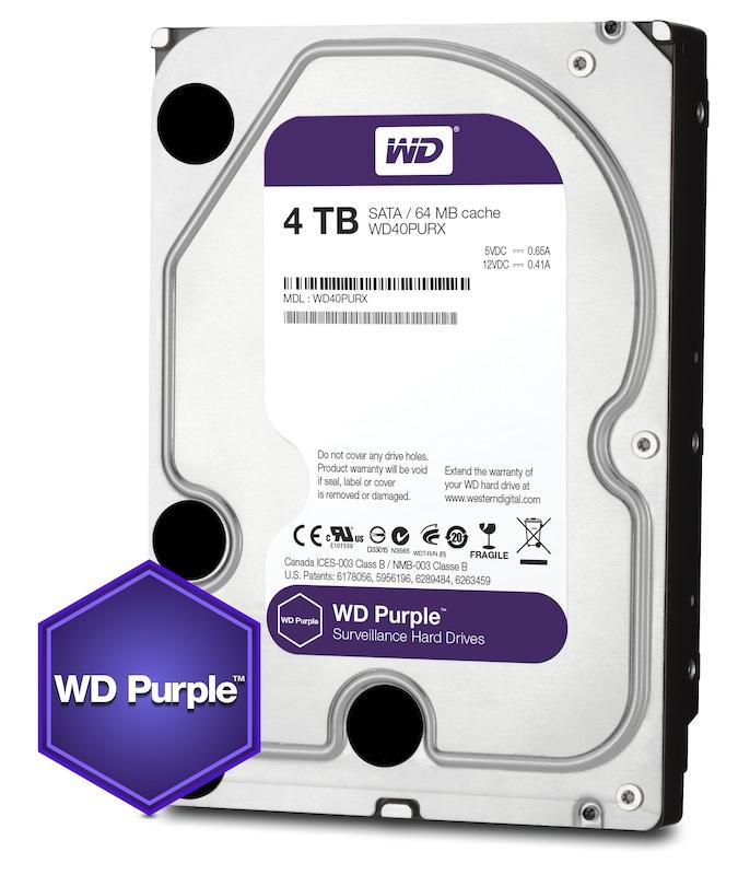 HDD Western Purple 4TB/5400 Sata 3 64Mb