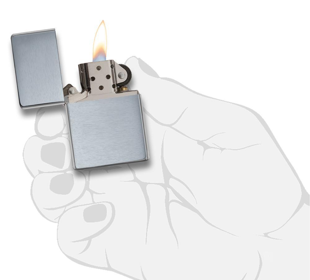 Bật lửa Zippo Vintage Brushed Chrome 230.25