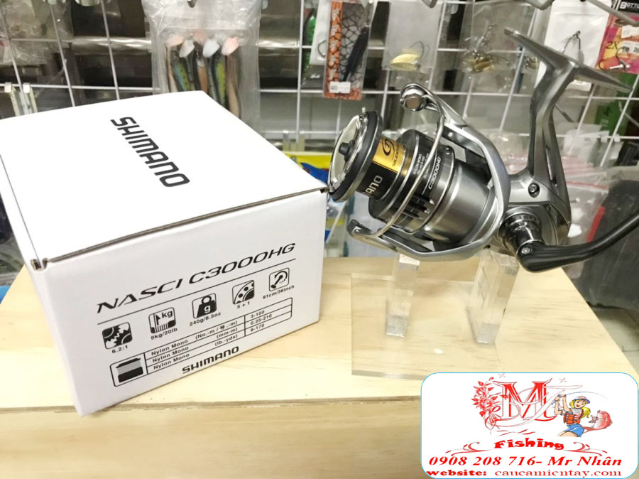 Máy Câu Đứng Shimano Nasci Mẫu 2021