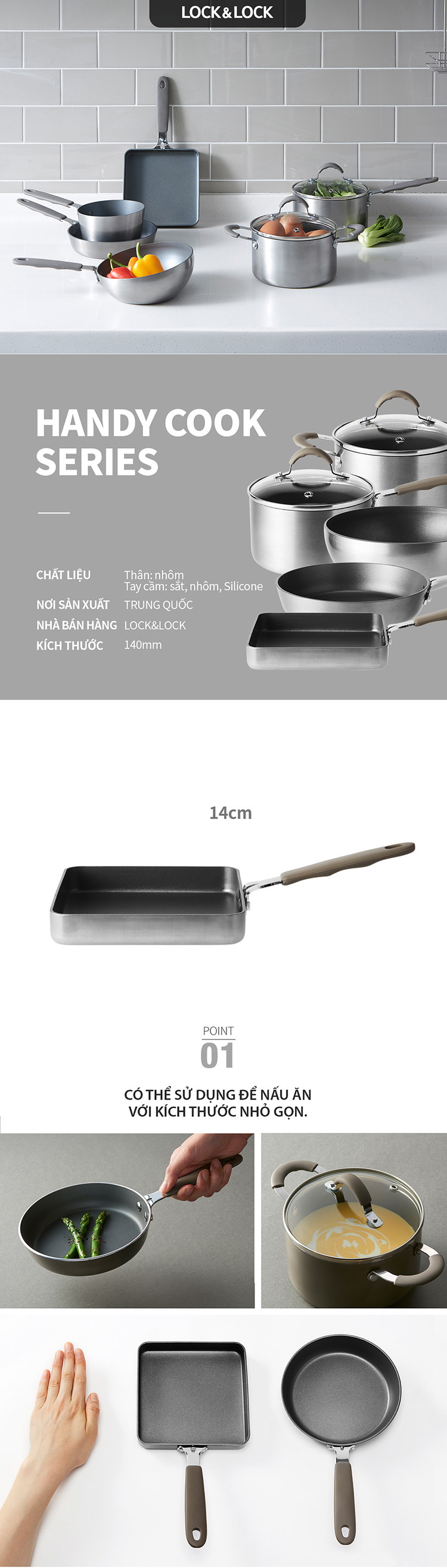 Chảo chiên trứng cuộn