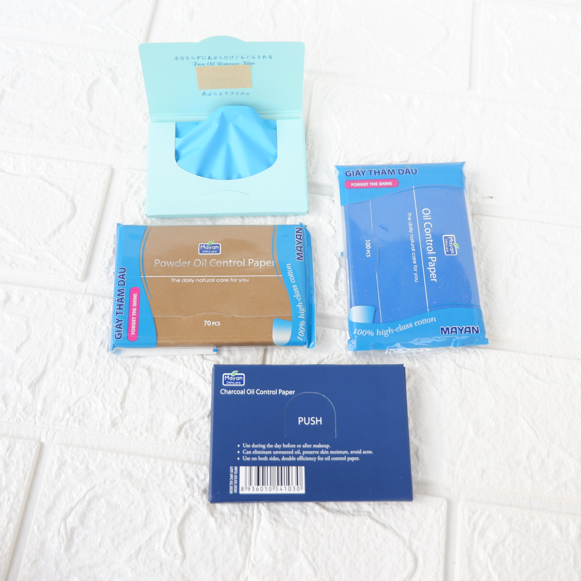 Giấy thấm dầu Mayan Oil Control Paper 200 tờ