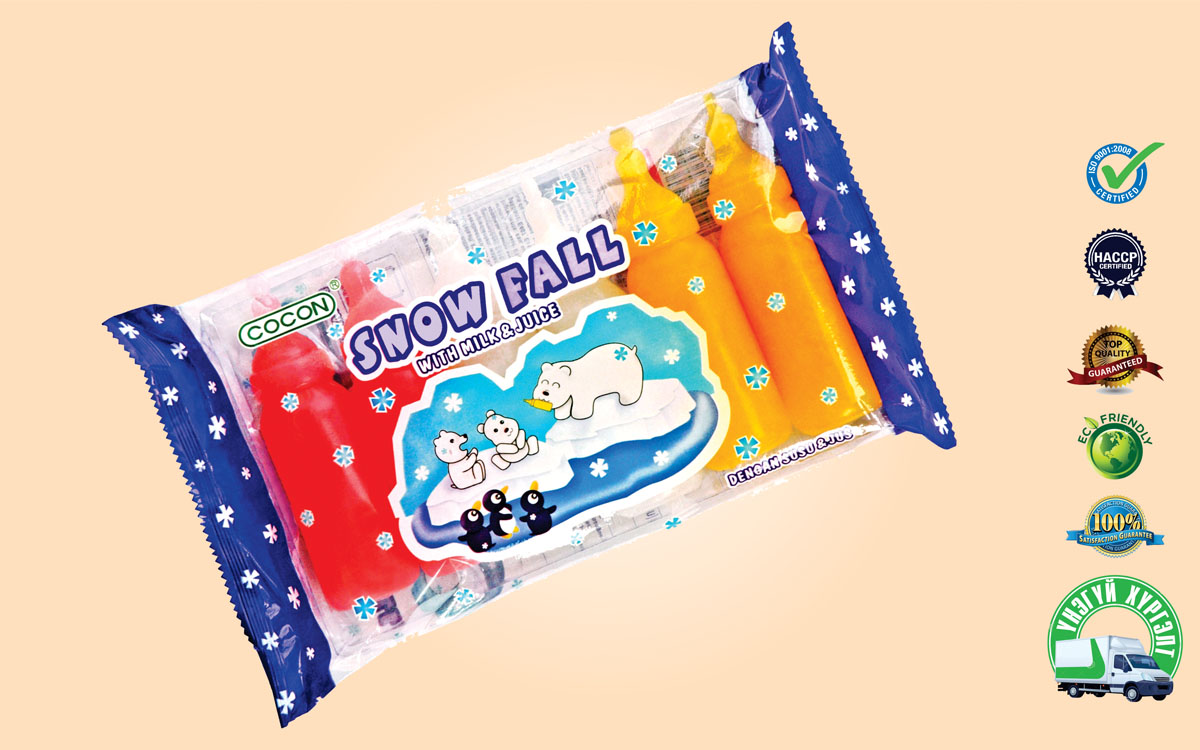Combo 3 Gói Kem Đá Bình Sữa Cocon (480ml x 3gói)