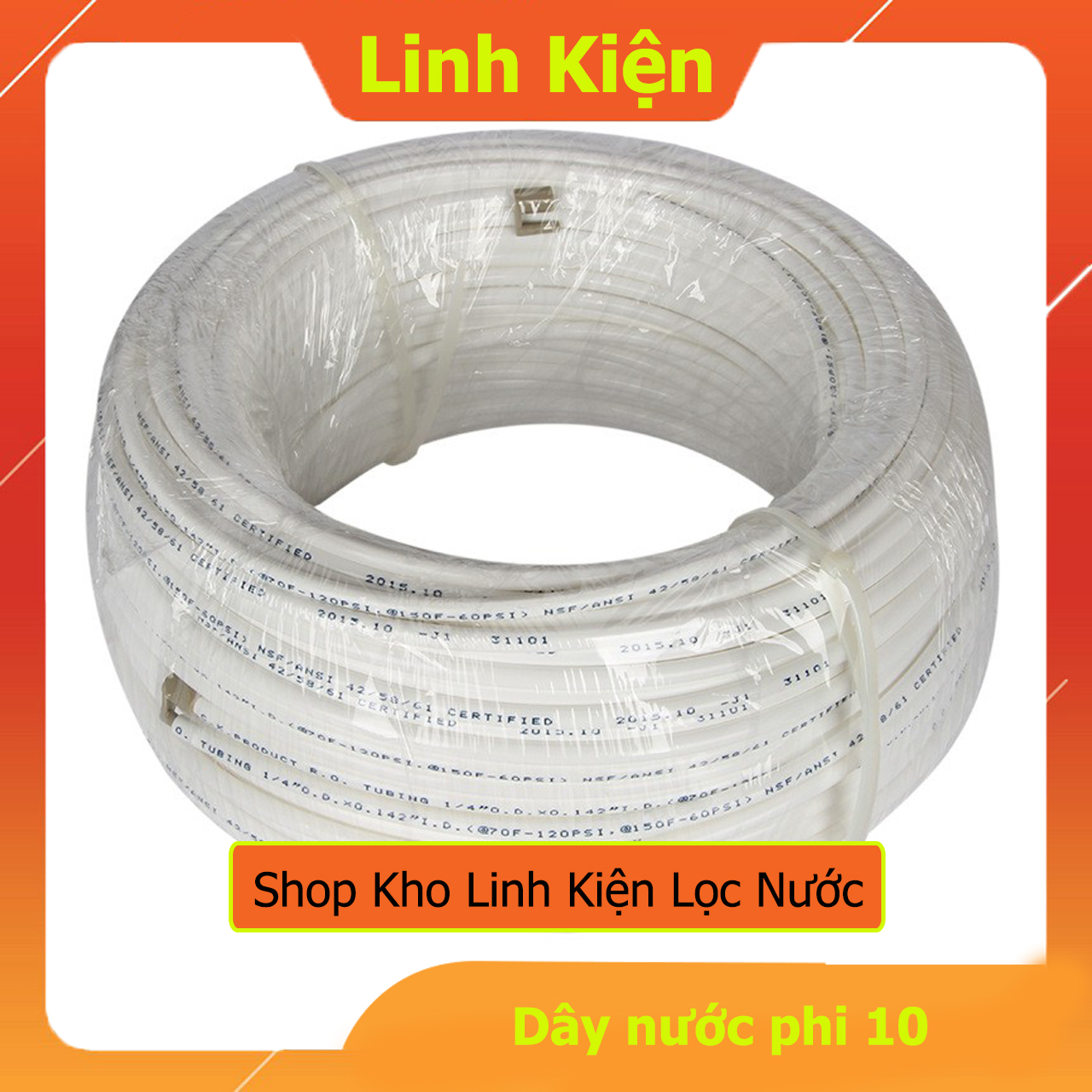 [HCM]Dây Dẫn Máy Lọc Nước RO Phi 10 (bán theo mét)